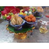 ราคา พานของถวายพระพิฆเนศ พานถวายครบเซ็ท (14577520800)