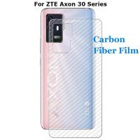 ราคา ใช้งานร่วมกับ ZTE Axon 30 Pro Plus Ultra 5G 3D คาร์บอนไฟเบอร์โปร่งใสด้านหลังฟิล์ม Stiker ป้องกันหน้าจอ (ไม่ใช่กระจก) (40723114528)