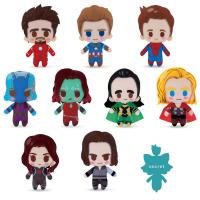 ราคา MARVEL X BUDDIES Plush Mini Mascot Set of 10 AVENGERS กาชาปอง อเวนเจอร์ส Cross Gashapon ซุปเปอร์ฮีโร่ มาร์เวล ตุ๊กตาผ้า (21882029395)