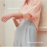 ราคา sarin เสื้อเชิ้ต 1110 สีพีช sarin ส่งต่อ (27123346466)