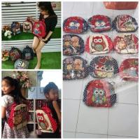 ราคา กระเป๋าเป้ลายนกฮูก (จะเด็กหรือผู้ใหญ่ก็สะพายหลังได้) (893952880)