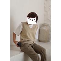 ราคา เสื้อกั๊กไหมพรมสีพื้น สีครีม (18251446456)