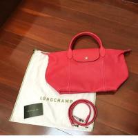 ราคา Longchamp cuir size s หนังแกะ สีจี๊ดคะ (1393871860)