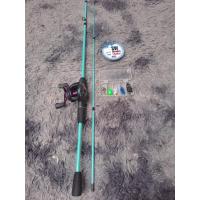 ราคา คอมโบชุดคันเบ็ดตกปลามังกรสีน้ําเงินพร้อมรอกไทเทเนียมและอุปกรณ์เสริมเหยื่อ (43555941897)