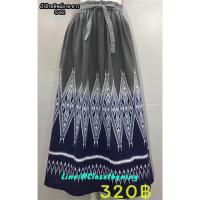 ราคา กระโปรงผ้าฝ้ายพิมพ์ลายสวยๆๆS62 (7400728906)