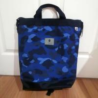 ราคา 2016 A Bathing Ape (BAPE) 2-Way Blue Colour Camo Tote Day Backpack (มือสอง คุณภาพดีมาก ใช้น้อย) (6442733310)