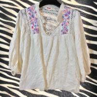 ราคา เสื้อปักมือและถักโครเชต์ งานออริจินอลญี่ปุ่น ยาว 21.5 นิ้ว (988972411)