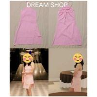 ราคา เดรสออกงานสีชมพู สายเดี่ยว ชุดราตรี (ชุดมือสองสภาพดี) (8276674390)
