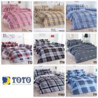 ราคา ผ้าปูที่นอน 3.5/5/6 ฟุต ยี่ห้อ Toto ลายสก๊อต (2376898446)