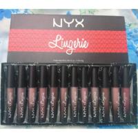 ราคา NYX Lip Lingerie Liquid Matte Lip Cream Set 12 Colors (692705820)
