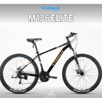 ราคา จักรยานเสือภูเขา Trinx รุ่น M136E เฟรมอลูมิเนียม 21 สปีด Size 17 โช๊คล็อกได้ (3717387865)