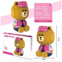 ราคา ตัวต่อนาโนบล็อก HC 9047 หมีโคโค่อะนิเมะการ์ตูนหมีสีน้ำตาล 1,704 ชิ้น สินค้าน่ารักน่าสะสม เลโก้ต่อได้ทั้งเด็กและผู้ใหญ่ (22417700302)