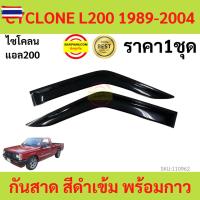 ราคา กันสาด CYCLONE ไซโคลน 1989-2004 พร้อมกาว กันสาดประตู คิ้วกันสาดประตู คิ้วกันสาด (41425360616)