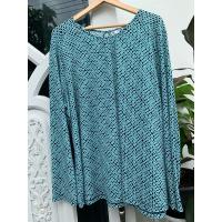 ราคา เสื้อคอกลมลายกราฟิกผ้านิ่มเด้งแบรนด์Liz Claiborne (25694951813)