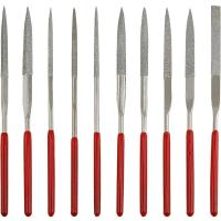ราคา New 10Pcs Diamond Needle File Set 3x140mm Mini Needle File Kit For Stone Glass Metal Carving Craft Hand Tools Needle Fil (29261947472)