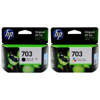 ราคา หมึก HP 703 ดำ-สี noboxของแท้100% (1438246757)