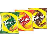 ราคา TWISTIES ทวิสตี้ ข้าวผสมข้าวโพดอบกรอบ 1 แพ็ค มี 8 ห่อ น้ำหนัก 104 กรัม มี 2 รส (22576373510)