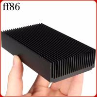 ราคา และน้ํายากระจายความร้อนฮีทซิงค์อลูมิเนียมใหม่เอี่ยม อลูมิเนียมฮีทซิงค์ขนาดใหญ่ Cooling X 69 X สีดํา (44502886223)