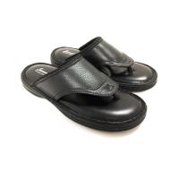 ราคา Saramanda รุ่น 5703 BLAKE รองเท้าแตะผู้ชาย แบบหนีบ หนังแท้ สีดำ สีตาล (7483892277)