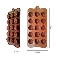 ราคา Freshyware แม่พิมพ์ซิลิโคน พิมพ์วุ้น ทำน้ำแข็ง (สีน้ำตาล) พิมพ์ซิลิโคน chocolate พิมพ์เค้ก วุ้นแฟนซี (150496838)