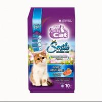 ราคา Catty Cat Smile อาหารแมวโต รสปลาแซลมอน 4 มิกซ์ 10กิโล (3606861936)