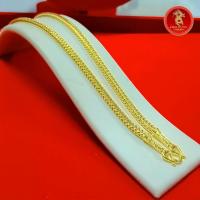 ราคา สร้อยคอลายสี่เสา 2บาท 20 นิ้ว (25770749150)