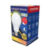 ราคา หลอดไฟLED 9W TOSHIBA เปิดเองกลางคืน LIGHT SENSOR 9W เปิด/ปิด อัตโนมัติ มาตรฐานญี่ปุ่น ปิดเองกลางวัน Sunlight Sensor (29374621549)