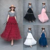 ราคา ️Mirrorsister #10801.9 กระโปรงขนมชั้น กระโปรงฟรุ้งฟริ้ง (11269496893)