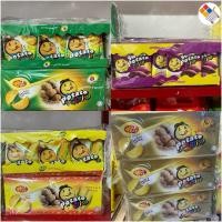 ราคา Potato Crisp ขนมบิสกิตมันฝรั่ง บางกรอบ มี4รส ข้าวโพด,ผัก,มันหวาน,BBQ 1เเพ็คมี30ซอง (26971408201)