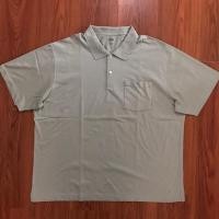 ราคา [ขนาดใหญ่] UNIQLO AIRism Cool Touch Sage เสื้อโปโลสีเขียว (4XL) (26323048721)
