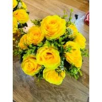 ราคา พานดอกไม้ ( พานดอกกุหลาบสีเหลือง พร้อมดอกแซม ขนาดพาน 16ซม. ) พานใหญ่ สวยมากๆๆ พุ่มใหญ่26 ซม. พานไหว้ พานพุ่ม พานบูชา (50606683717)