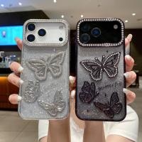 ราคา ใหม่ [สามมิติ Dot Diamond Butterfly iPhone Case Diamond Butterfly Series iPhone 17PROMAX 17PRO 17AIR (53055933913)