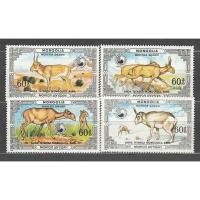 ราคา C054 แสตมป์มองโกเลียยังไม่ได้ใช้ ชุด Protected Animals - Saiga สัตว์ป่า ปี 1986 ยังไม่ได้ใช้ สภาพดี จำนวน 4 ดวง ครบชุด (15816378766)