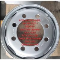 ราคา กระทะรถบรรทุก MX MS-TC01 ขนาด 6.75x19.5 8H WHEE (สำหรับใส่รถบรรทุก 6ล้อ 10ล้อ) (26064764458)