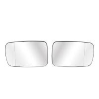 ราคา 2 x กระจกมองข้างปีกกระจกมองหลังกระจกอุ่นสําหรับ-BMW E39 E46 320I 330I 325I 525I 1998-2006 LH/RH 51168250436อะไหล่รถยนต์ ของแต่งรถ (53554439863)