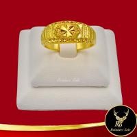 ราคา Ring (No.69RD) แหวนหุ้มทอง แหวนผู้หญิง แหวนแฟชั่นทองชุบ ลายตัดลายจิกเพชร นน.1 สลึง งานเคลือบแก้วหนาพิเศษ ชุบทองไมครอน (21462578892)