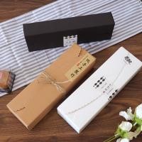 ราคา Flowerกล่องกระดาษคราฟท์ กล่องใส่ขนม กล่องใส่ของ ทรงยาว สีขาว-ดำ-น้ำตาล พร้อมขายส่งเป็นจำนวนมาก (26506594355)