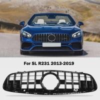 ราคา For Mercedes Benz SL Class R231 SL500 SL400 SL550 SL350 Front Grille Grill GT Style Bumper For AMG (44854567780)
