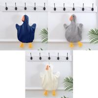 ราคา ผ้าเช็ดมือนาโนรูปเป็ด พร้อมสายห้อย ซึมซับน้ำได้ดี (สีน้ำเงิน,สีน้ำตาล,สีขาว) (23819923500)