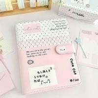 ราคา GUTHOP สมุดโน๊ตแบบหลวม, อัลบั้มภาพแมวลายจุด A5, ของขวัญตัวป้องกันโฟโต้การ์ดหนัง PU เกาหลี (55105613674)