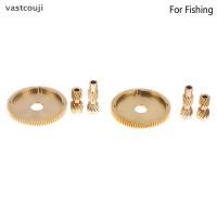 ราคา Vastcouji เหยื่อหล่อตกปลา Reel ไดรฟ์ทองแดงและ Pinion คลัทช์เกียร์ DIY อะไหล่ซ่อมเกียร์ทองเหลืองสําหรับตกปลา TH (53207016209)