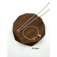ราคา เซ็ทรับขวัญตัวน้อย สร้อยคอสร้อยข้อมือเงินแท้925 สำหรับเด็ก รับประกันเงินแท้(แถมฟรีถุงกำมะหยี่+ใบรับประกัน) (28871648686)