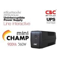ราคา เครื่องสำรองไฟ (UPS) CBC รุ่น Champ Mini 900VA 360W รับประกันศูนย์ 2 ปี (24928387521)
