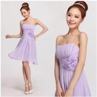 ราคา #พร้อมส่ง #ชุดเพื่อนเจ้าสาว #ราตรีสั้น -สีม่วง (เหลือเฉพาะไซส์ M,L) (7344271027)
