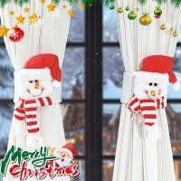 ราคา 4ชิ้นผ้าไม่ทอคลิปม่านคริสต์มาส | การออกแบบที่มีหัวเข็มขัดปลอดความเสียหายติดตั้งง่ายสําหรับตกแต่งบ้านในวันหยุด (43474026570)