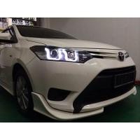 ราคา ไฟหน้าโปรเจคเตอร์ TOYOTA VIOS 13-14 ดำ LED รูปตัวยู (932670796)