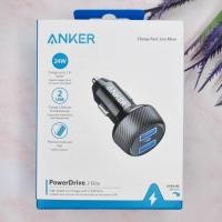 ราคา [Anker®] PowerDrive 2 Elite 24W 4.8A Car Charger with 2 USB Ports Power IQ Technology Model. A2220 แองเคอร์ ที่ชาร์จในรถ (19570763890)