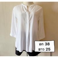ราคา เสื้อเบลาส์ เสื้อเชิ้ตผู้หญิง แบรนด์ Uniqlo มือสอง (E0002) (53806414382)
