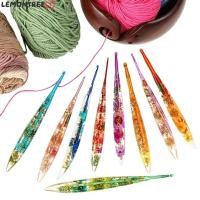 ราคา LEMONTREE โครเชต์ตะขอ,ลื่นดอกไม้เรซิ่น Grips ถักเข็ม,ที่มีประโยชน์ 2.0-6.0 มม.ถักเครื่องมือเส้นด้ายถักสานเข็ม DIY Craft (57154593584)