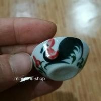 ราคา #ชามจิ๋ว 1 ใบ #ชามก๋วยเตี๋ยวใหญ่#ชามเซรามิคจิ๋ว#miniature#ชามตราไก่ 3.5cm (5832649253)